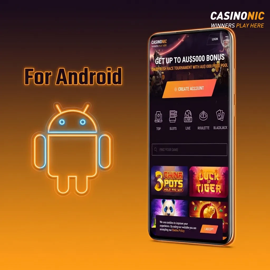 Android app download guide showing steps to install APK from website on devices running version 5.0 or higher