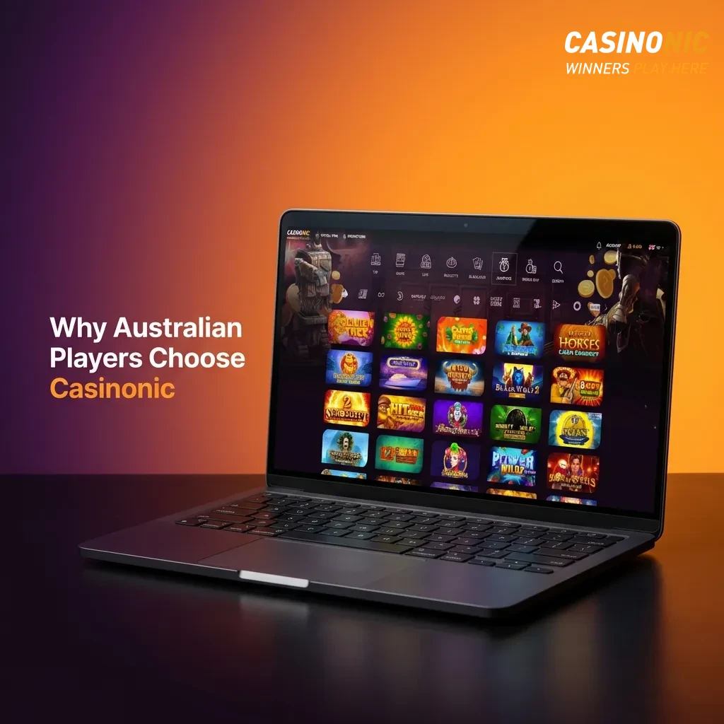Australian players enjoying secure online gaming with sports betting and casino options at Casinonic platform